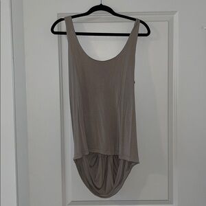 Grey/Brown Open back tank